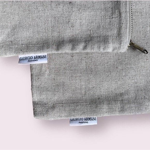 Giorgio Armani set of 2 pouches - Picture 2 of 3